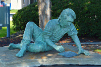Meredith, NH - Thoreau Sculpture